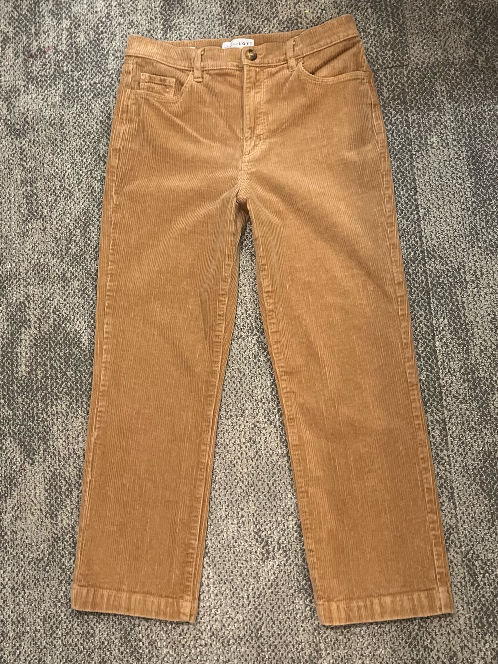 Loft Corduroy Straight Leg Pants Women’s Size 8